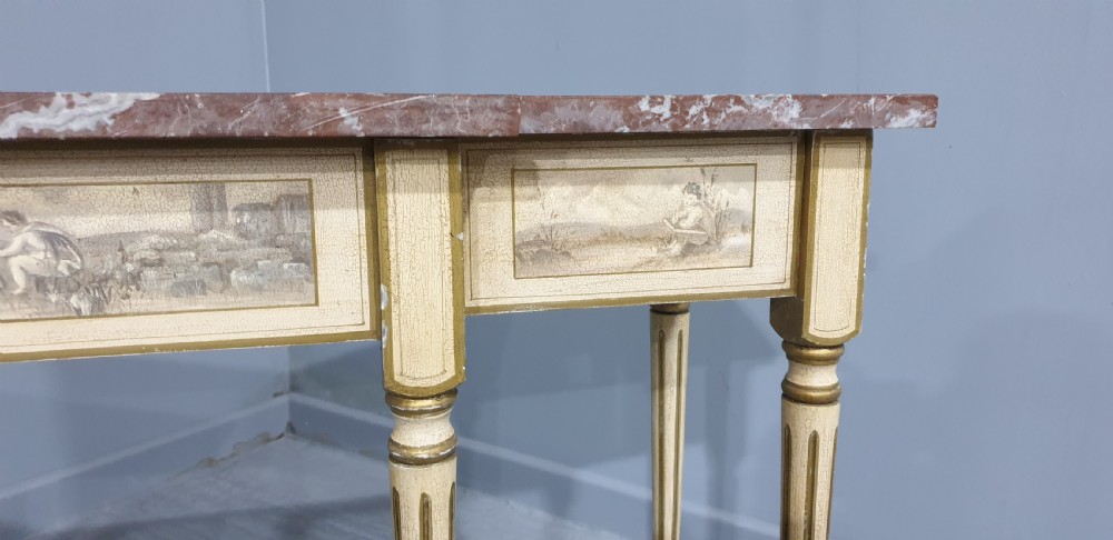 Excellent French Breakfront Console Table View VI