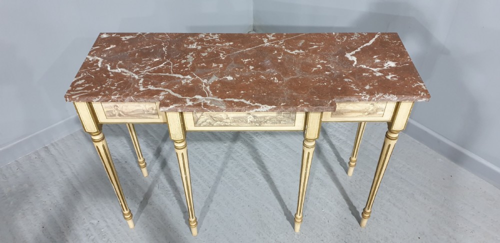 Excellent French Breakfront Console Table View X