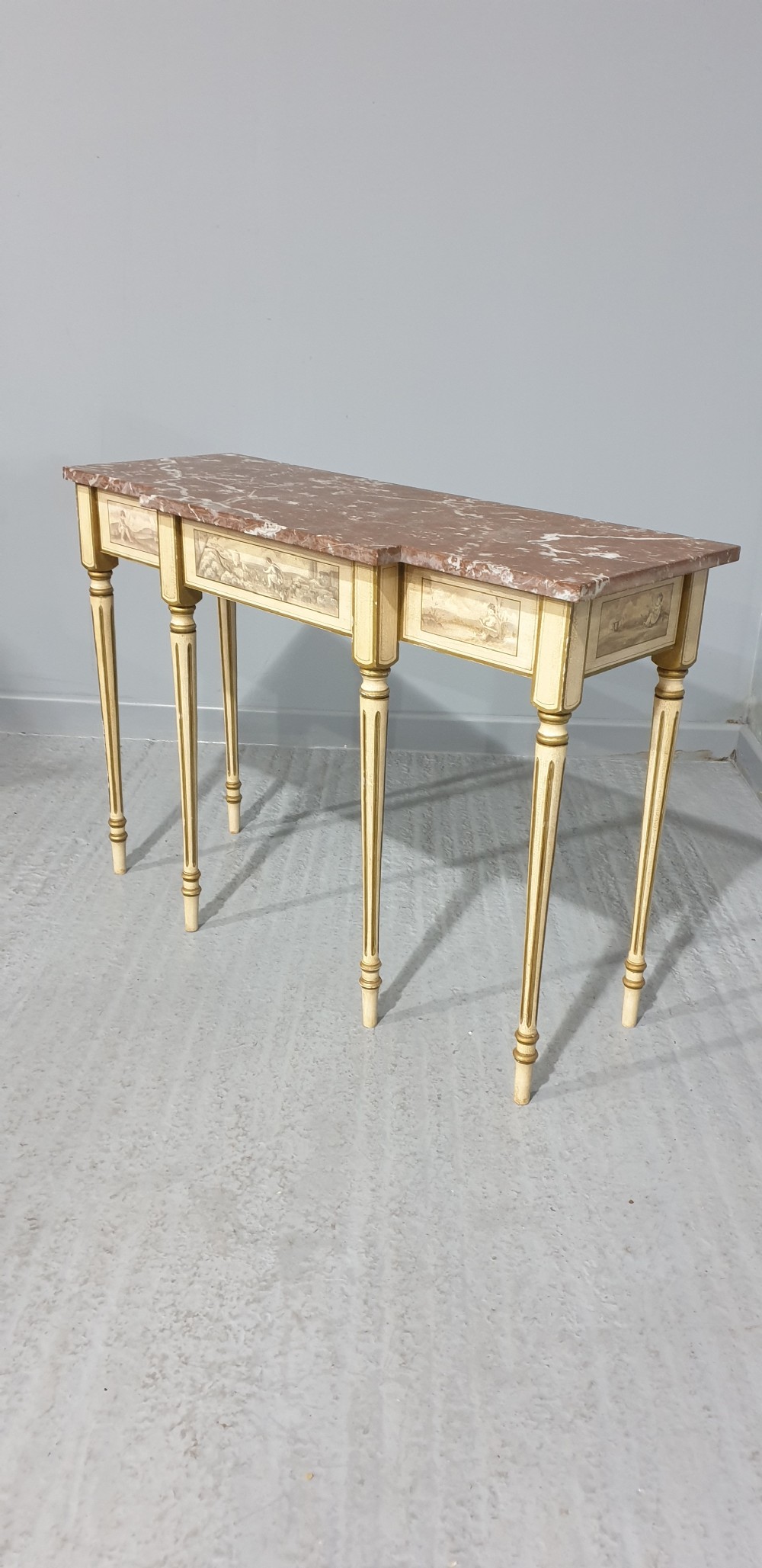 Excellent French Breakfront Console Table View XI