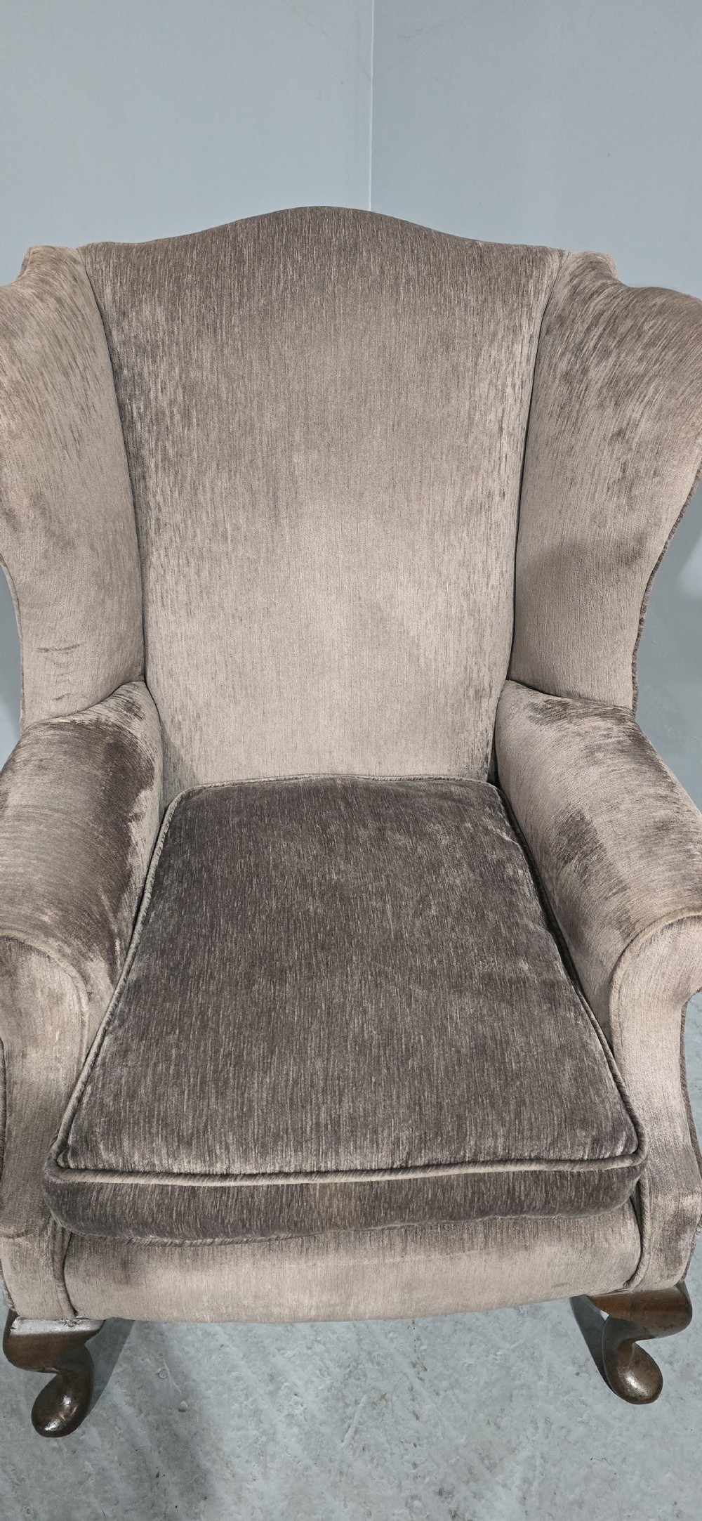 Very Good Georgian Wing Armchair View V