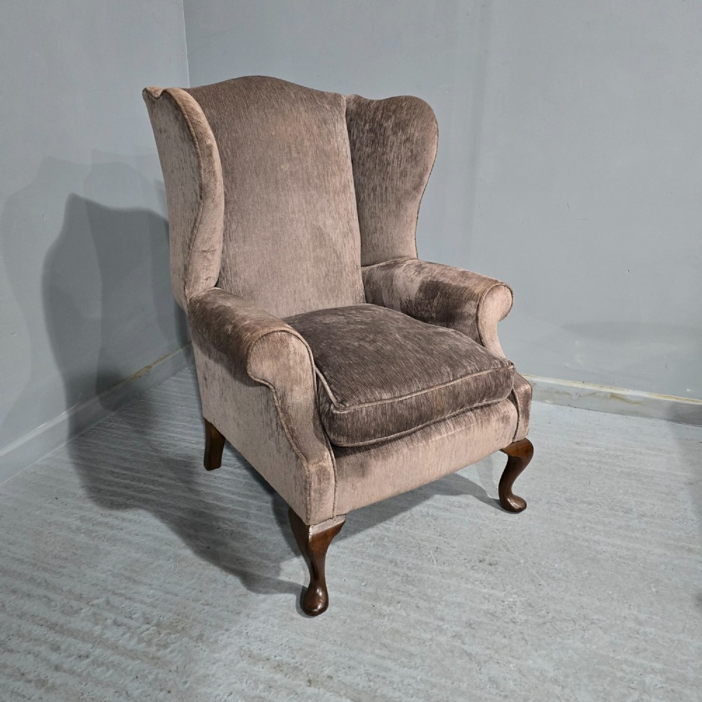 Very Good Georgian Wing Armchair