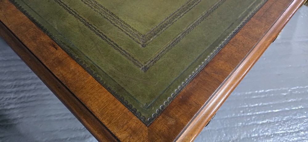 Wonderful  Huge Victorian Mahogany Library Table View XIII