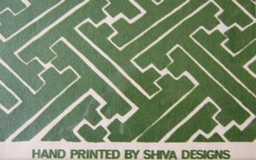 HAND WOODBLOCK PRINTED BY SHIVA DESIGNS FRAMEDSAMURAI WARRIOR - ADDITIONAL PHOTO 4