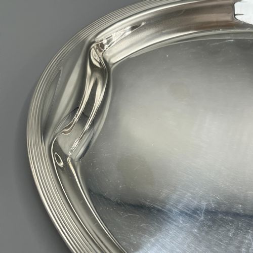 ART DECO 1920S SILVER PLATED COCKTAIL SERVING TRAY - ADDITIONAL PHOTO 5