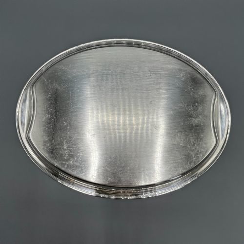 ART DECO 1920S SILVER PLATED COCKTAIL SERVING TRAY - ADDITIONAL PHOTO 12
