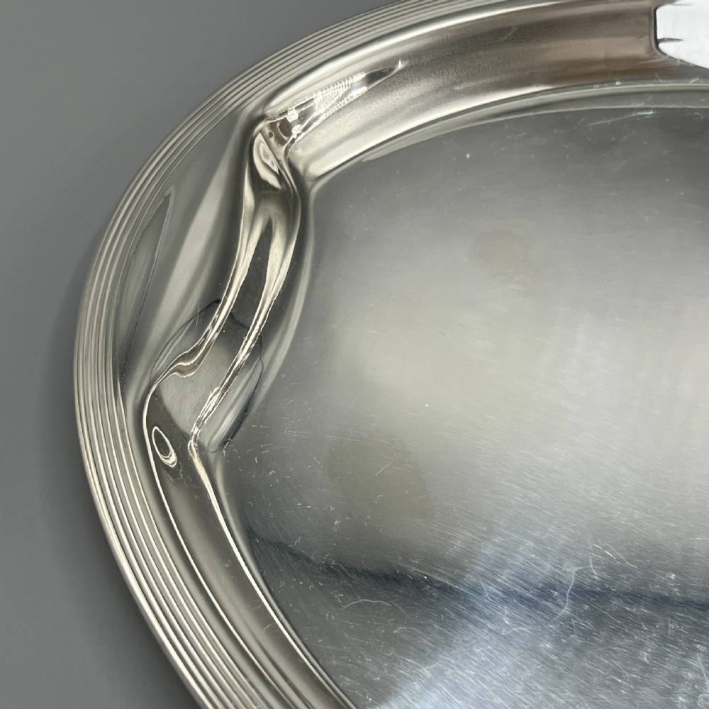 Art Deco 1920s Silver Plated Cocktail Serving Tray View VI