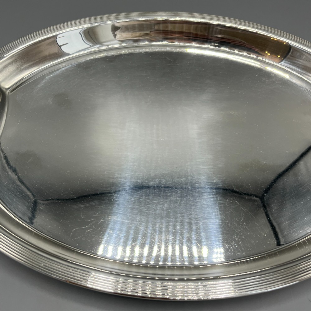 Art Deco 1920s Silver Plated Cocktail Serving Tray View VII