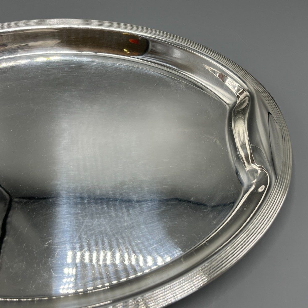 Art Deco 1920s Silver Plated Cocktail Serving Tray View VIII