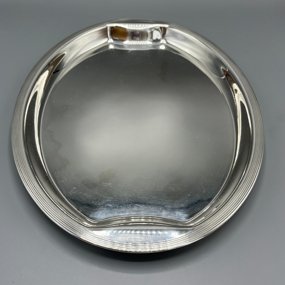 Art Deco 1920s Silver Plated Cocktail Serving Tray View IX