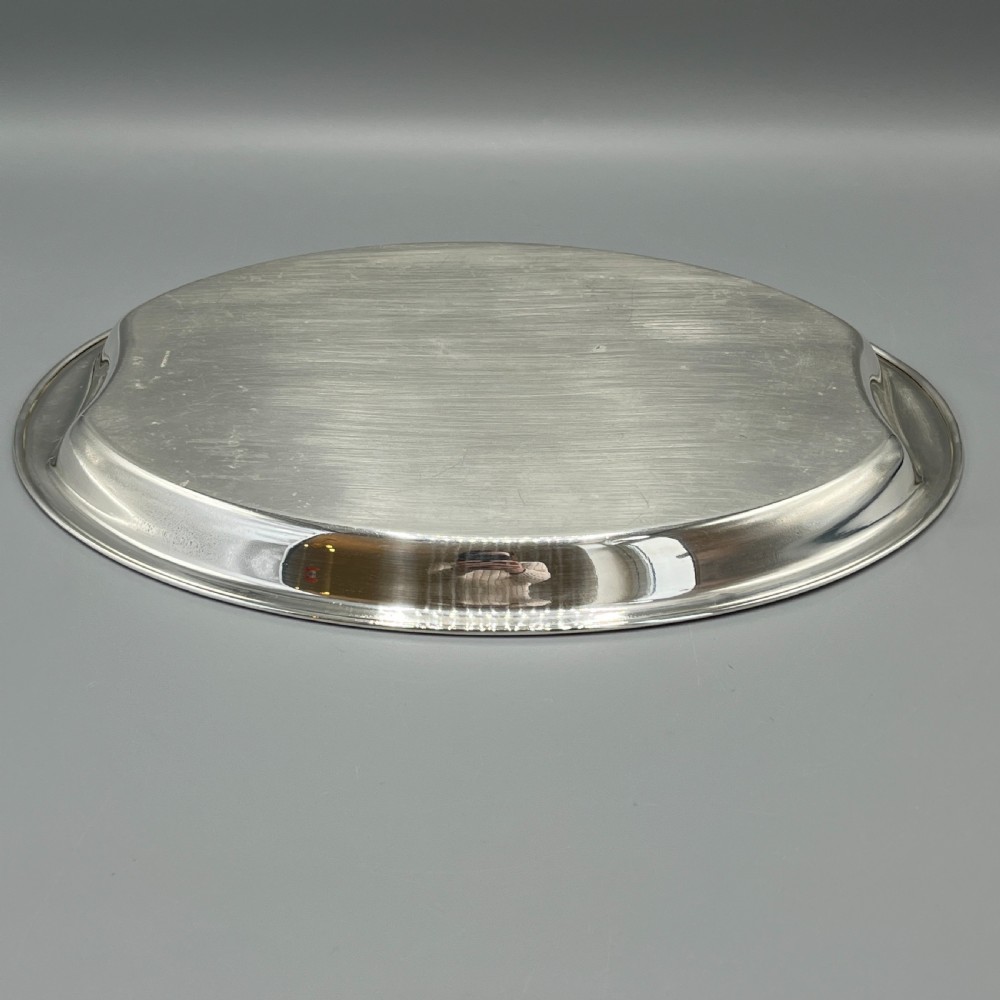 Art Deco 1920s Silver Plated Cocktail Serving Tray View XII