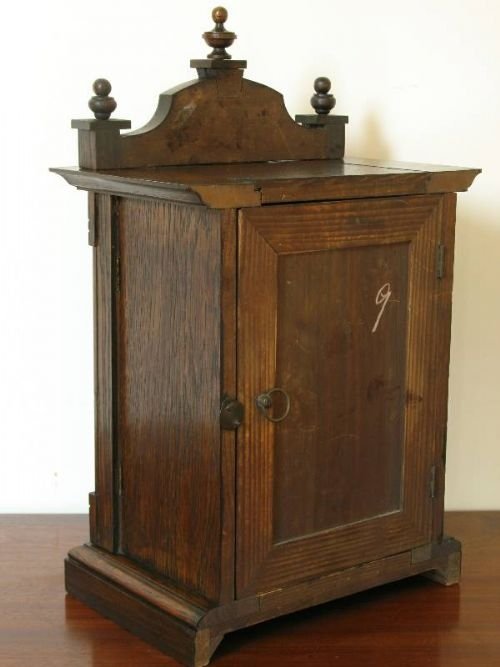 fig 4. QUALITY GERMAN OAK BRACKET CLOCK by BADEN CLOCK Co 1880