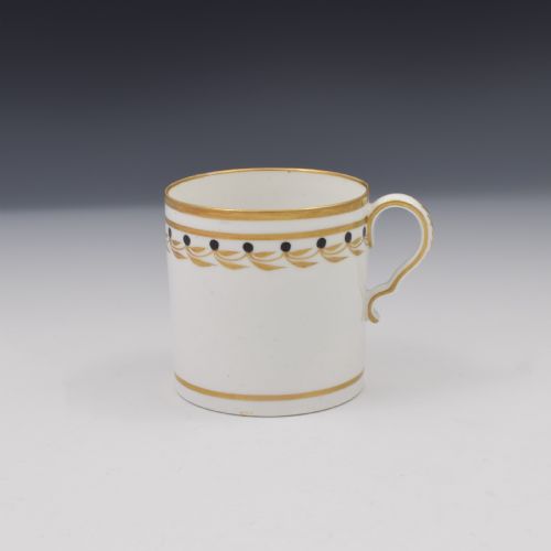 Georgian Spode Porcelain Black & Gilt Coffee Can Pattern 1038