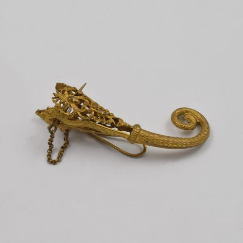19th Century French Gilt Ormolu Tussie Mussie / Posy Holder C.1880
