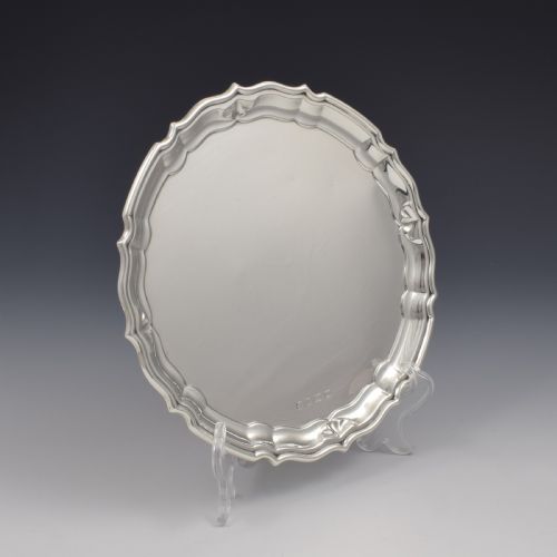Art Deco Silver Salver / Tray Barker Brothers 1935