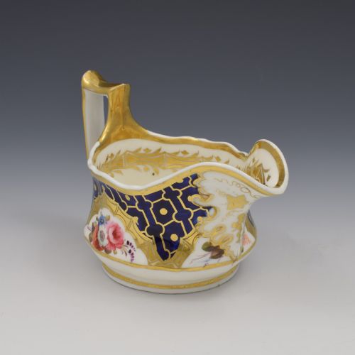fig 1. Large Ridgway Porcelain Cream / Milk Jug Pattern 2/1215 c.1820