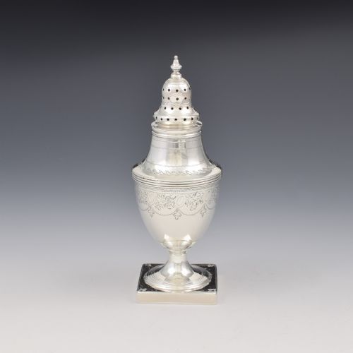 fig 1. Fine Georgian Silver Sugar / Spice Caster