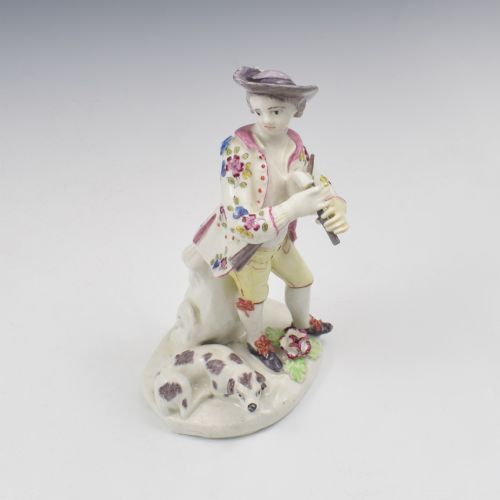 BOW PORCELAIN FIGURE BOY SHEPHERD PIPER C17541765 EXBRADSHAW COLLECTION - ADDITIONAL PHOTO 10