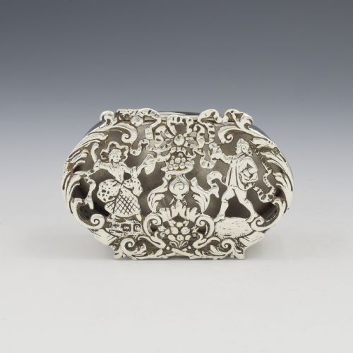 fig 1. Victorian English Silver Pierced Pot Pourri Box