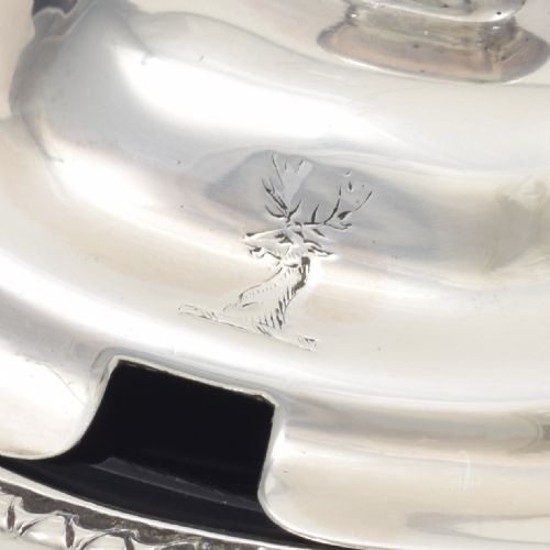 fig 1. Fine Georgian Silver Bombe Mustard Pot 1817 (George III)
