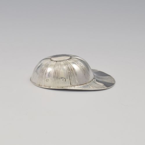 RARE GEORGIAN HALLMARKED SILVER JOCKEY CAP CADDY SPOON C1798 - ADDITIONAL PHOTO 11