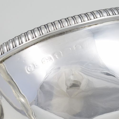 STUNNING PAIR OF GEORGIAN SILVER PEDESTAL SAUCE BOATS SAUCEBOATS - ADDITIONAL PHOTO 12