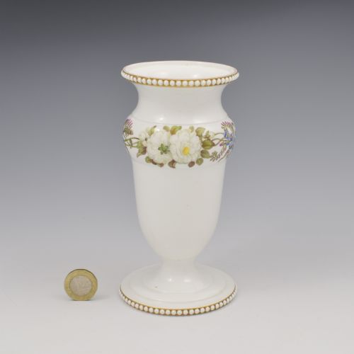 fig 1. Stunning Georgian Spode Porcelain Beaded Spill Vase c.1815
