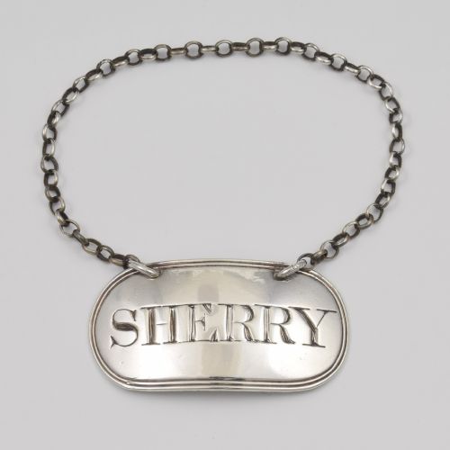 Georgian Silver Sherry Decanter Wine Label 1795 Phipps & Robinson