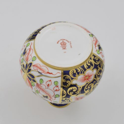 STUNNING EDWARDIAN ROYAL CROWN DERBY PORCELAIN IMARI BUD VASE PATT 6299 - ADDITIONAL PHOTO 5