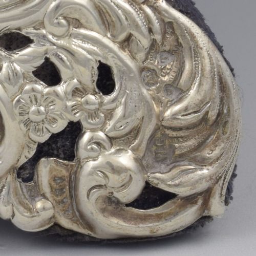 Stunning Ornate Victorian Pierced & Embossed Cherubs Silver Photo Frame 1894 Comyns View IX