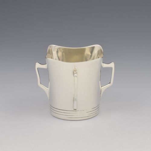 Small Edwardian Silver Mether Cup / Four Handled Tyg