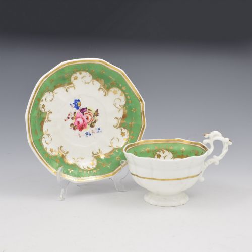 Stunning Regency Porcelain Factory 22 Teacup & Saucer C.1825