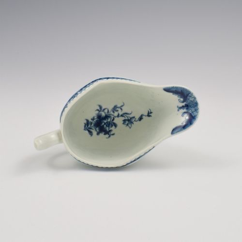 FIRST PERIOD DR WALL WORCESTER PORCELAIN SAUCE BOAT THE FISHERMAN BILLBOARD ISLAND - ADDITIONAL PHOTO 8