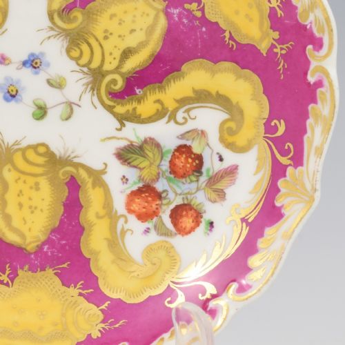 STUNNING COALPORT PORCELAIN TEACUP COFFEE CUP SAUCER TRIO FRUIT PATT 2597 C1830 - ADDITIONAL PHOTO 5