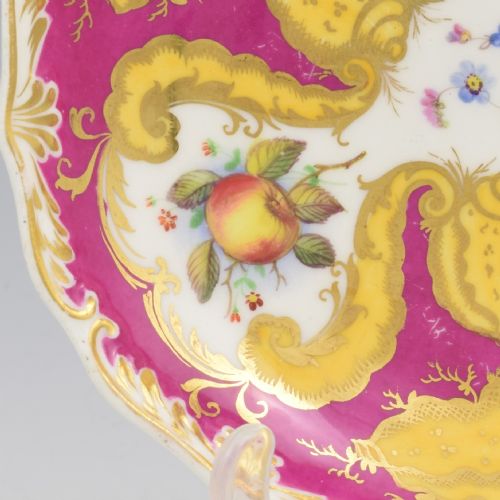 STUNNING COALPORT PORCELAIN TEACUP COFFEE CUP SAUCER TRIO FRUIT PATT 2597 C1830 - ADDITIONAL PHOTO 6