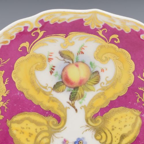 STUNNING COALPORT PORCELAIN TEACUP COFFEE CUP SAUCER TRIO FRUIT PATT 2597 C1830 - ADDITIONAL PHOTO 7