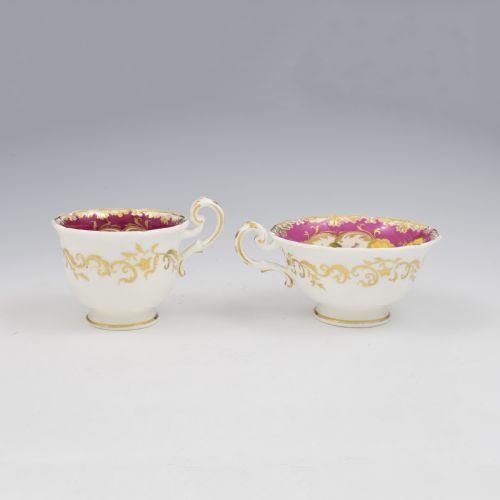 STUNNING COALPORT PORCELAIN TEACUP COFFEE CUP SAUCER TRIO FRUIT PATT 2597 C1830 - ADDITIONAL PHOTO 8