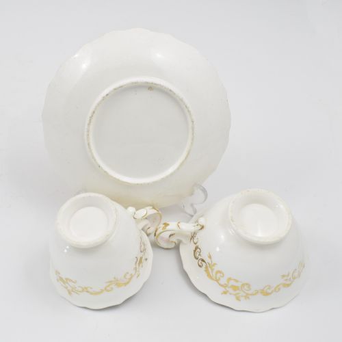 STUNNING COALPORT PORCELAIN TEACUP COFFEE CUP SAUCER TRIO FRUIT PATT 2597 C1830 - ADDITIONAL PHOTO 13