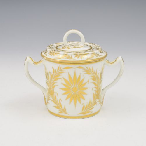 STUNNING REGENCY BLOOR DERBY PORCELAIN CHOCOLATE CUP COVER SEPIA PUTTI C1825 - ADDITIONAL PHOTO 3