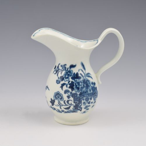 Rare Shape Dr Wall / First Period Worcester Porcelain Milk Jug / Water Ewer C.1770