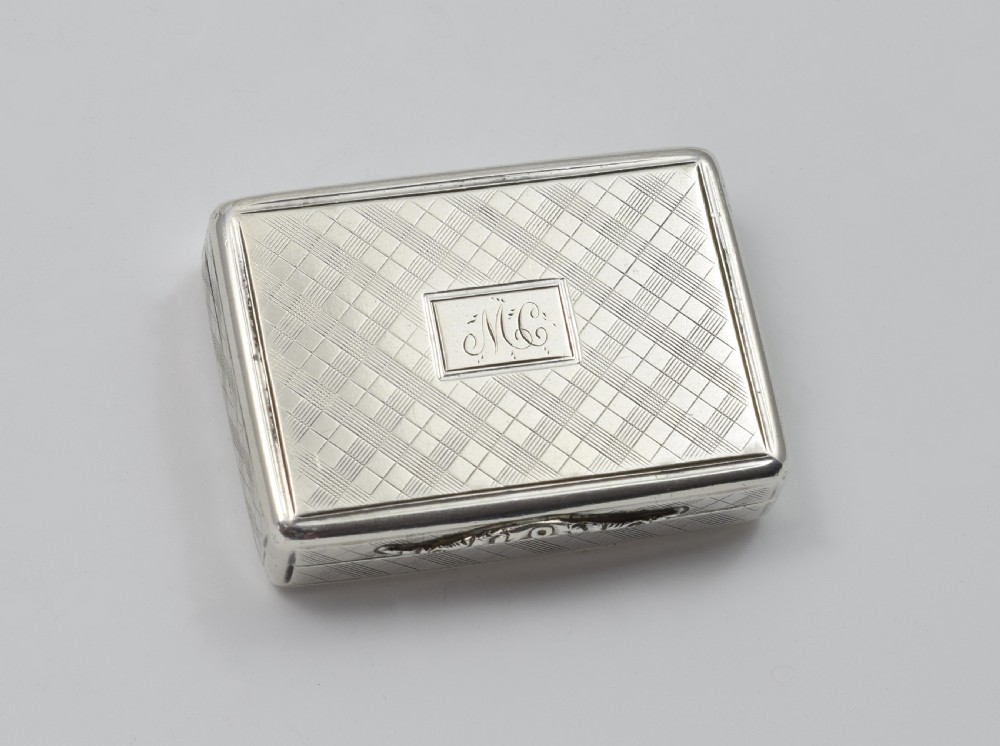William IV Silver Vinaigrette Nathaniel Mills 1837 View II