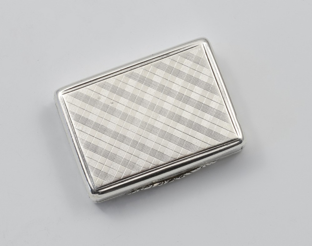 William IV Silver Vinaigrette Nathaniel Mills 1837 View VII