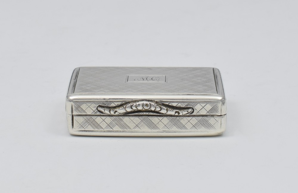 William IV Silver Vinaigrette Nathaniel Mills 1837 View X