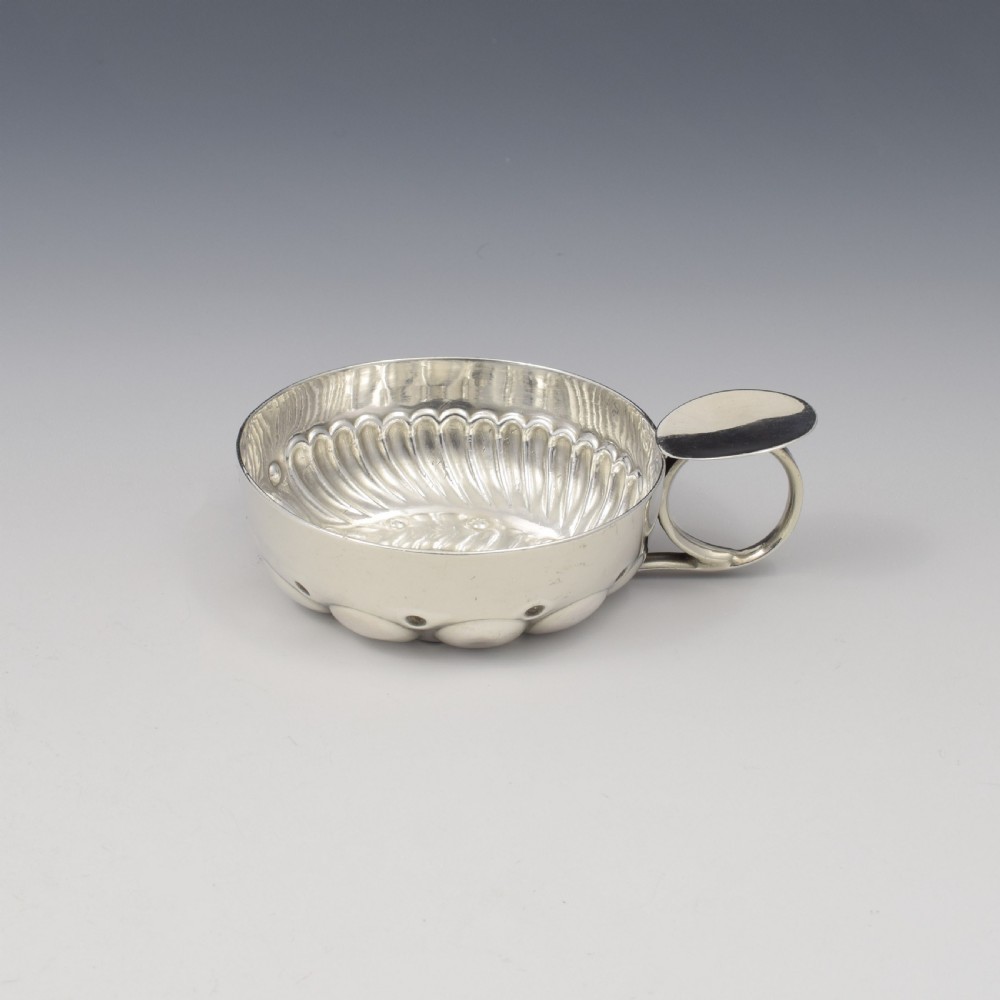 Superb 19th Century French 0.950 Silver Tastevin Wine Taster