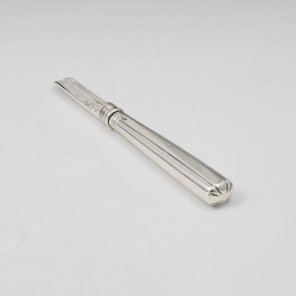 Very Rare Georgian Silver Apple Corer c.1779 George III 18th Century View VIII