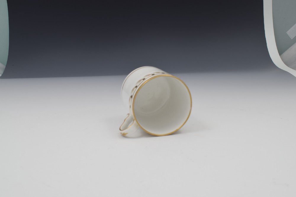 Georgian Spode Porcelain Black & Gilt Coffee Can Pattern 1038 View V