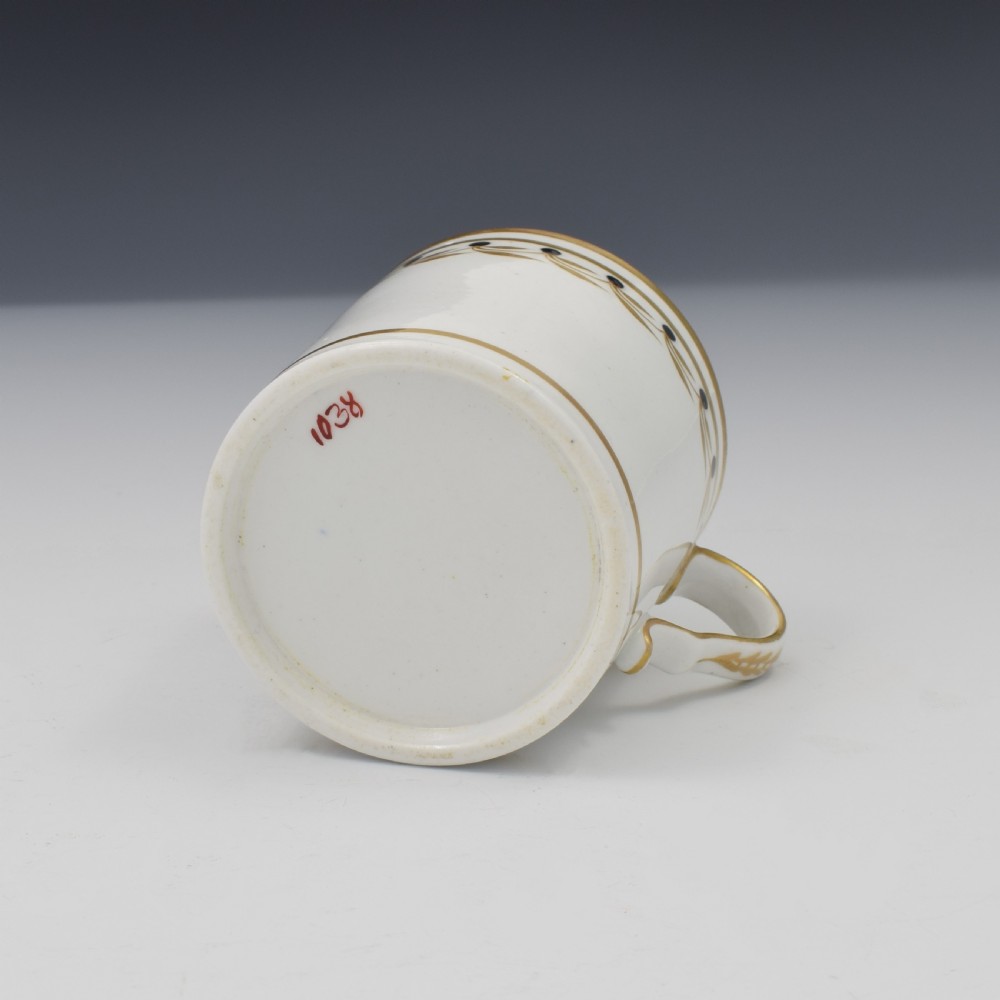 Georgian Spode Porcelain Black & Gilt Coffee Can Pattern 1038 View VI