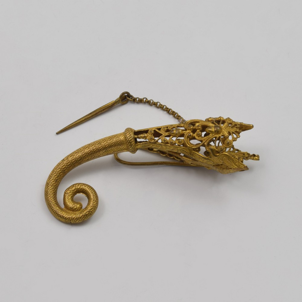 19th Century French Gilt Ormolu Tussie Mussie / Posy Holder c.1880 View III
