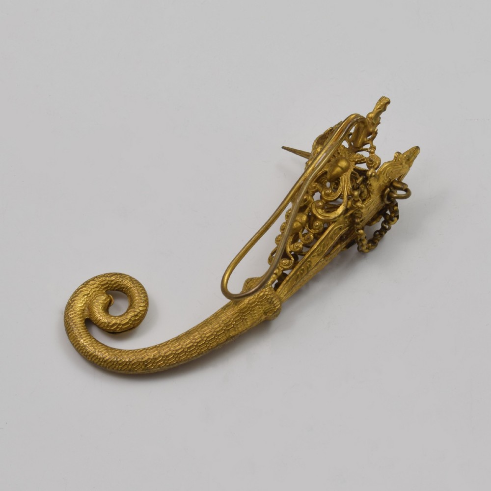 19th Century French Gilt Ormolu Tussie Mussie / Posy Holder c.1880 View VI