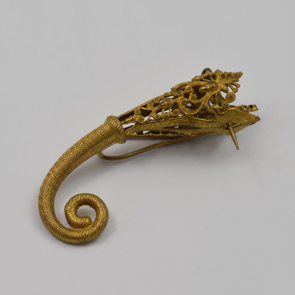 19th Century French Gilt Ormolu Tussie Mussie / Posy Holder c.1880 View VIII
