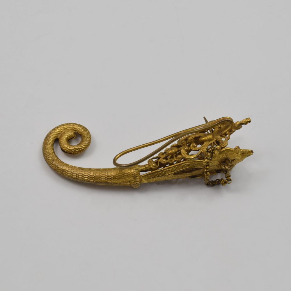 19th Century French Gilt Ormolu Tussie Mussie / Posy Holder c.1880 View IX